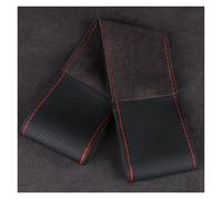 Car Steering Wheel 38cm For Soft Car Steering Wheel Cover Anti-Slip Microfiber Suede Leather Enhanced Grip Breathable All-Season Comfort Guard(A-RED-X)