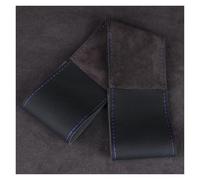 Car Steering Wheel 38cm For Soft Car Steering Wheel Cover Anti-Slip Microfiber Suede Leather Enhanced Grip Breathable All-Season Comfort Guard(A-BLUE-X)