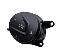 car Steering Wheel Button Compatible With Focus For Kuga Car Multifunction Steering Wheel Audio Volume Function Control Switch Panel OK M Hands-free Switch Button(Handsfree Button)