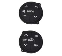 Car Steering Wheel Button Compatible With Toyota For Prius V 2013 For Aqua 2012 2013 2014 OEM 84247-52130-B0 1 Pair Multifunction Steering Wheel Button Cover