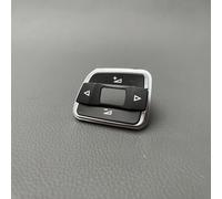 Car Steering Wheel Button For VW For Passat B7 For Golf 6 MK6 CC For Tiguan For Touran For Jetta Car Multi-functional Steering Wheel Switch Control Button Cover Cap Trim(Left-Volume)