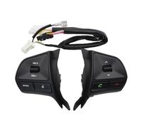 Car Steering Wheel Button Steering Wheel Control Button Switch Audio Channel And For KIA K2 For RIO 2012 2013 2014(Black)
