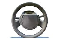 Car Steering Wheel Car Hand-Stitched Artificial Leather Steering Wheel Cover For Citroen For Triumph Old For C4 For C-quatre 2007-2009(White Thread)