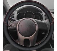 Car Steering Wheel Car Steering Wheel Cover Artificial Leather Braid For Kia For Forte Soul For Rio 2009-2021 Steering- Wrap(Round black)