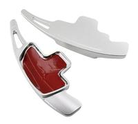 Car Steering Wheel Compatible With Benz For GLC C E Class X253 W205 W213 MB GLE C292 W166 W167 Car Steering Wheel Paddle Shifter Extend Stickers Style(Silver)