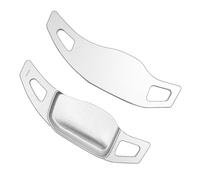 Car Steering Wheel Compatible With Fiat For 600 La Prima For Hybrid 2023 2024 2025 Car Steering Wheel Shift Paddle Extension Gear StickersSilver