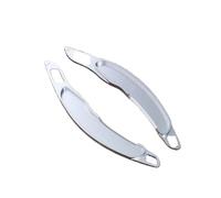 Car Steering Wheel Compatible With Mitsubishi For Evolution For Eclipse For Cross Aluminum Alloy Car Steering Wheel Paddle Shifter Auto Accessories(Silver)