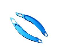 Car Steering Wheel Compatible With Mitsubishi For Evolution For Eclipse For Cross Aluminum Alloy Car Steering Wheel Paddle Shifter Auto Accessories(Blue)