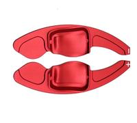 Car Steering Wheel Compatible With Seat For Leon 2009 2010 2012 2013 2014 Car 2Pcs Steering Wheel Paddle Shift Accessories Decorative Parts Gear(Red)