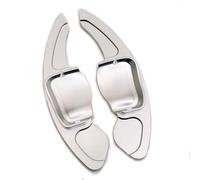 Car Steering Wheel Compatible With Vw For Sharan 2012-2016 For Tiguan 2009-2015 Steering Wheel Paddle Extension Shift Cover 2Pcs(Silver)