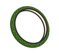 Car Steering Wheel Cover 15 Inch Cannabis Weed Marijuana Leaf Design Anti-Slip Universal Elastic Steering Wheel Protector Cars Accessories For Men Women