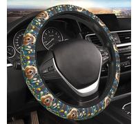 Car Steering Wheel Cover 15 Inch Elastic Car Wheel Protector Covers Cartoon animated beaver Steering Wheel Covers Cars Interior Accessories Cover for Most Cars