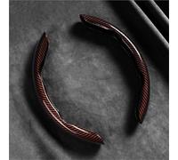 Car steering wheel cover 1Pair Car Steering Wheel Cover Carbon Fiber Non-slip For Benz A B C E S Class W204 W205 W212 W213 W176 GLC CLA A&MG W177(Type F)