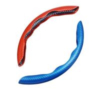 Car Steering Wheel Cover 1Pair Fur Carbon Fiber Universal Winter Car Steering Wheel Cover Non-Slip Auto Interior Decoration Accessories