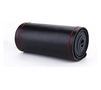 Car Steering Wheel Cover 36-40cm DIY Leather Braid On The With Needles Thread Styling CoversHand Stitched Protector Car Steering Wheel Protector(Red Thread 40cm 1)
