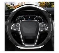 Car Steering Wheel Cover 37 38cm For EcoSport For Escape For Kuga For Expedition EL For Max For Explorer For Galaxy(WHITE D)