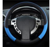 Car Steering Wheel Cover 37cm 38cm Artificial Leather Car Steering Wheel Cover For Nissan For Qashqai J10 For Terrano I II Sport Fashion Stylish Interior Steering Wheel Covers(Blue)