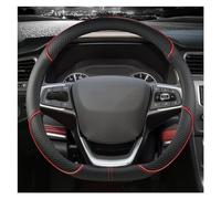 Car Steering Wheel Cover 38cm Leather For Chery For Tiggo 8 For Arrizo 5 Pro Gx 5x EQ7 Auto Accessories Protector Steering Wheel(RED D SHAPE)