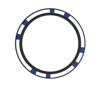 Car Steering Wheel Cover – Finnish flag Print Elastic Fabric Sleeve, Breathable, Suitable for Auto, Trucks, SUV