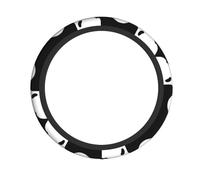 Car Steering Wheel Cover â€“ Panda Animal Print Elastic Fabric Sleeve, Breathable, Suitable for Auto, Trucks, SUV