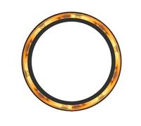 Car Steering Wheel Cover – Sunflower and sunset (1) Print Elastic Fabric Sleeve, Breathable, Suitable for Auto, Trucks, SUV
