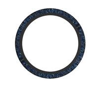 Car Steering Wheel Cover â€“ the Blue Binary Print Elastic Fabric Sleeve, Breathable, Suitable for Auto, Trucks, SUV