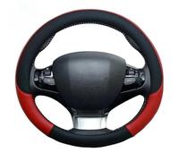 Car steering wheel cover accessories Car Steering Wheel Cover For Peugeot 308 2014 2015 2016 2017 2018 2019 2020 II T9 308 SW CC Plaid Non-slip Accessories(Type E)
