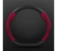 Car steering wheel cover accessories For B&MW 1 2 3 4 5 6 7 Series E82 E87 12i 130 E90 320i 325 335 X1 E84 Carbon Fiber Suede Car Steering Wheel Cover(Type S)