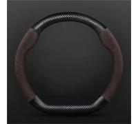 Car steering wheel cover accessories For B&MW 1 2 3 4 5 6 7 Series E82 E87 12i 130 E90 320i 325 335 X1 E84 Carbon Fiber Suede Car Steering Wheel Cover(Type K)
