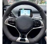Car Steering Wheel Cover Accessories For BYD Yuan Plus Dolphin 22-25 Atto 3 Ev 2022 2023