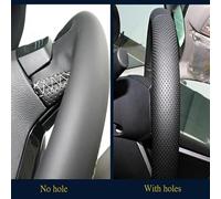 Car Steering Wheel Cover Anti-slip Braid Artificial Leather Auto Accessories For Civic 9 2012 2013 2014 2015 Parts(Yellow)