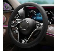 Car Steering Wheel Cover,Anti-slip steering wheel cover,Car steering wheel accessories,for Land Rover Discovery 3 4 LR3 LR4,Black