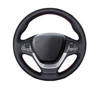 Car Steering Wheel Cover Black Artificial Leather Hand-Stitched Soft Car Steering Wheel Cover For X3 F25 2010-2017 For X4 F26 2014