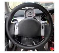 Car Steering Wheel Cover Braid Steering Wheel Cover For Mini For Coupe 2001-2006 Convertible 2004-2008 For R50 For R53 For R60 Cache Volant Voiture(Light blue)