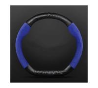 Car Steering Wheel Cover Car Carbon Fiber For Subaru For Brz For Wrx Xv For Ascent For Forester For Outback For Impreza Steering Wheel(D Blue)