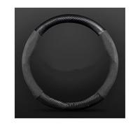 Car Steering Wheel Cover Car Carbon Fiber For Subaru For Brz For Wrx Xv For Ascent For Forester For Outback For Impreza Steering Wheel(O Black)