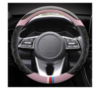 Car Steering Wheel Cover Car Steering Wheel Cover 38cm 15" Leather For Kia For Ceed For Soul For Rio 3 4 5 K3 K5 2022 KX3 KX5(PINK O)