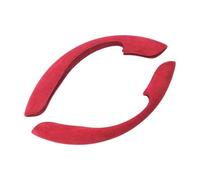 Car Steering Wheel Cover Car Steering Wheel Cover Black Suede Leather For Scania For K250 For K280 For K320 For K310 For K490 For SERIE G P S(Red-1)