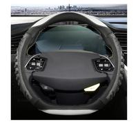 Car Steering Wheel Cover Car Steering Wheel Cover Carbon Fiber Leather 38cm For Kia For Sportage For Sid For Rio 3 For Soul For Ceed For Sorento Steering Protector(WHITE D)