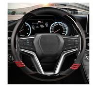 Car Steering Wheel Cover Car Steering Wheel Cover Carbon Fibre Leather For Isuzu For D-MAX 2013-2018 For Mu-X 2013-2018 For D-Max For MU-X III 2020-2023 Anti-slip Protector(Black)