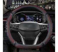 Car Steering Wheel Cover Car Steering Wheel Cover D Shape For Seat For Ateca FR 2017-2020 For Leon ST 2020 For Arona 2017-2021 For Ibiza 2018-2021 Accessories Steering Wheel Covers(Red)