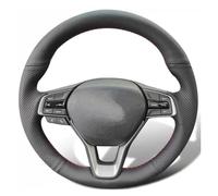 Car Steering Wheel Cover Car Steering Wheel Cover DIY Hand Stitch Microfiber Leather Braid For Accord 10 2018-19 For Insight 2019(Black)