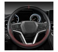 Car Steering Wheel Cover Car Steering Wheel Cover Leather Auto Accessories Suitable For Isuzu For D-Max For MU-X III 2020-2023(WINE)