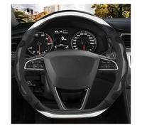 Car Steering Wheel Cover Car Steering Wheel Cover Microfiber Leather 38cm Non-Slip For Seat For Tarraco For Arona For Ateca For Ibiza Anti-slip Protector(WHITE D)