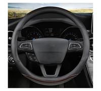 Car Steering Wheel Cover Car Steering-Wheels Cover 38cm For EcoSport For Escape For Kuga For Expedition EL Cache Volant Voiture(COFFEE O)