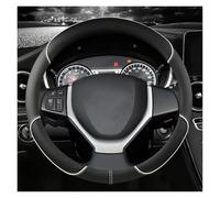 Car Steering Wheel Cover Car Steering Wheels Cover 38cm For Suzuki For Swift 2011-2016 For Vitara 2015-2019 For Celerio 2015-2019 For SX4(WHITE)