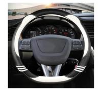 Car Steering Wheel Cover Carbon Fiber Car Steering Wheel Cover For Seat For Leon 5F For Mk3 2013-2021 For Ibiza 6J For Tarraco(WHITE D)