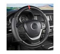 Car Steering Wheel Cover Carbon Fiber Universal 15 Inch Breathable Non-Slip Steering Wheel Covers Car Interior Accessories for Men Women Fits Most Cars Trucks SVU (Black)