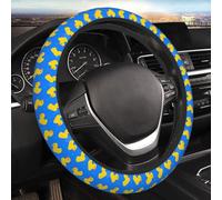 Car Steering Wheel Cover,Cartoon Cute Yellow Ducks Anti Slip Steering Wheel Protector Universal 15 Inch Auto Interior Decor for Women Men