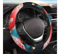Car Steering Wheel Cover Christmas Balls Car Elastic Stretch Steering Wheel Cover Universal 15 Inch Non-Slip Auto Steering Wheel Protector For Car SUV Van Sedan Truck